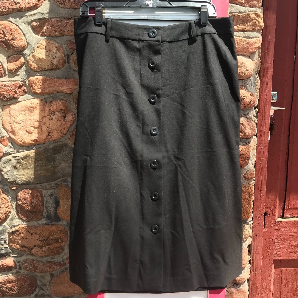 J. Jill Simple 120 Washable Wool Pencil Skirt